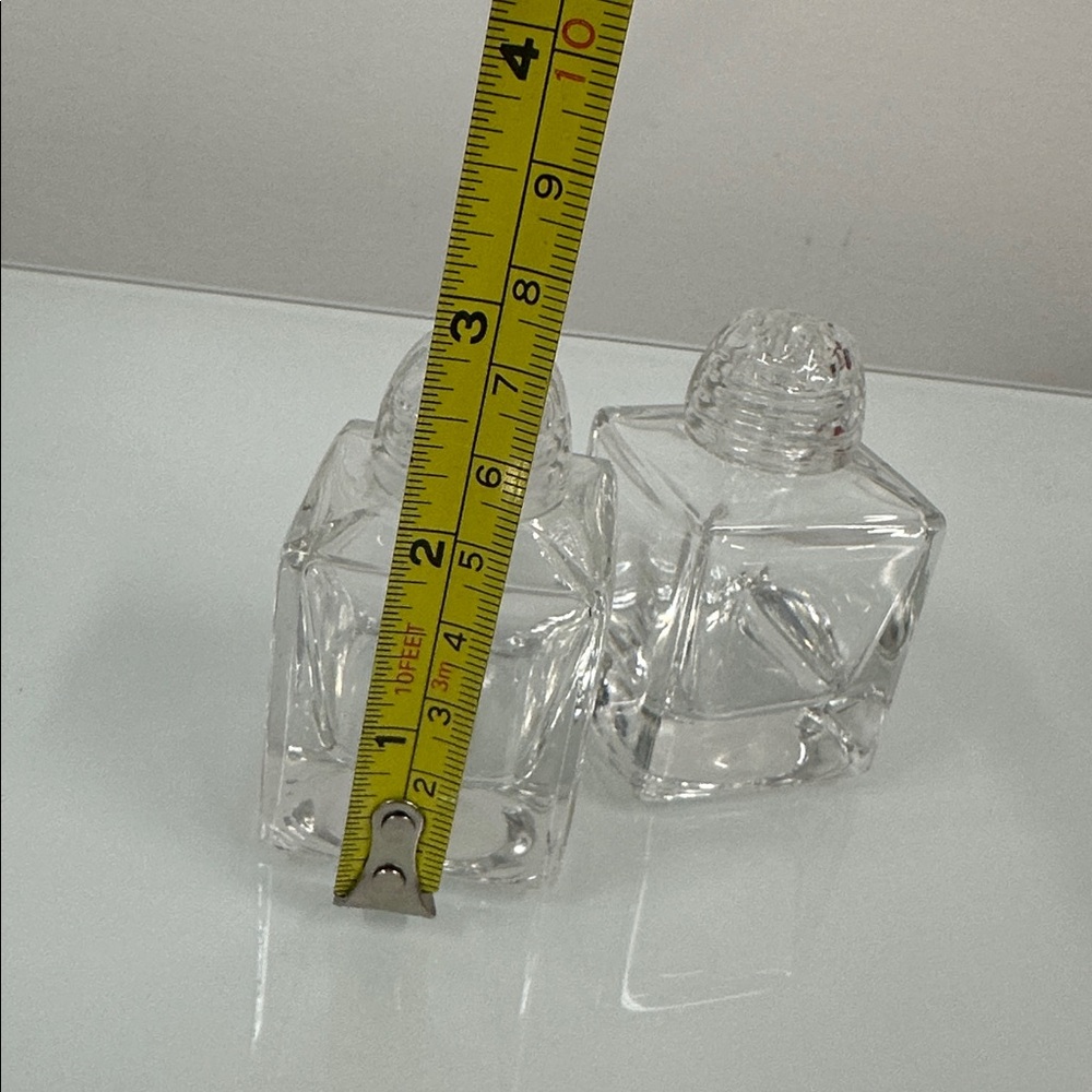 Vintage West Germany square box Glass Salt and Pepper shakers - Picture 5 of 5